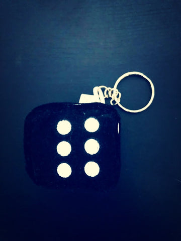 Diced Soft Keyring