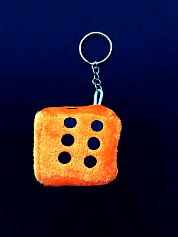 Diced Soft Keyring